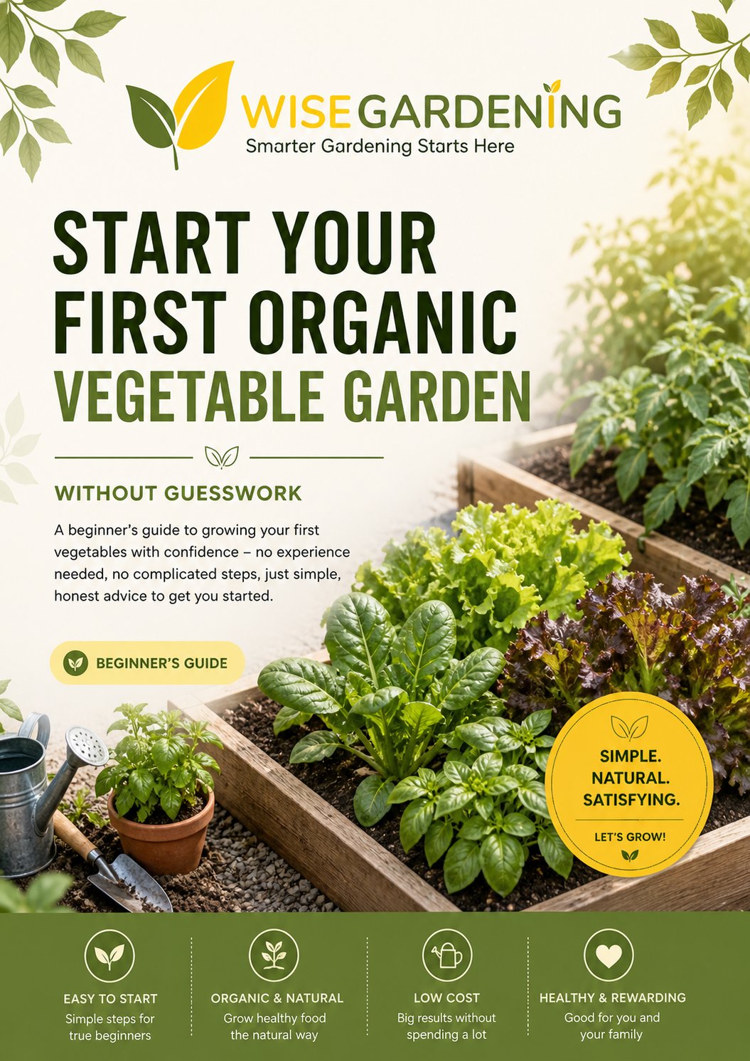 Start Your First Organic Vegetable Garden