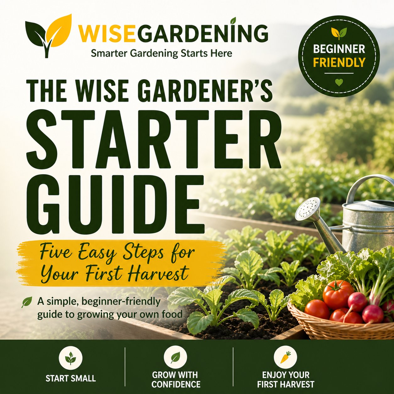 The Wise Gardener's Starter Guide — Five Easy Steps for Your First Harvest